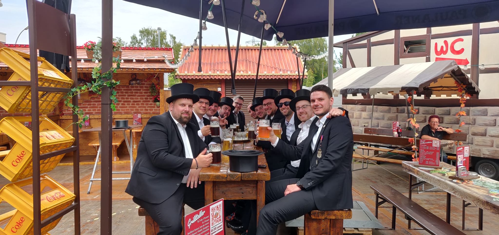 Gruppenfoto der Strahlemännkes